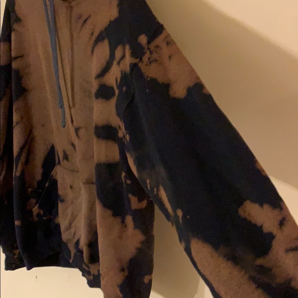 Custom Bleach Dyed Hanes Hoodie - Picture 4 of 5
